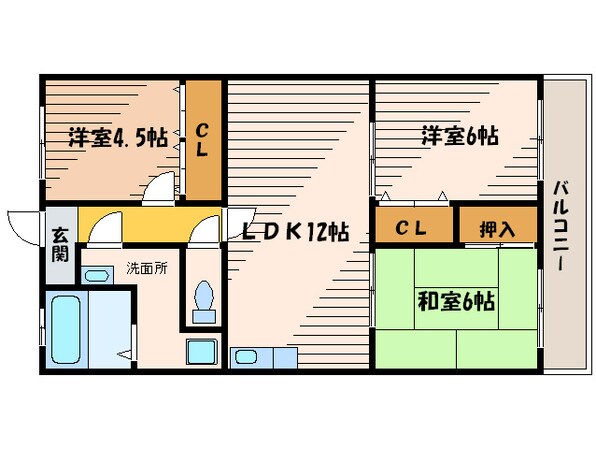 メゾン楓の物件間取画像